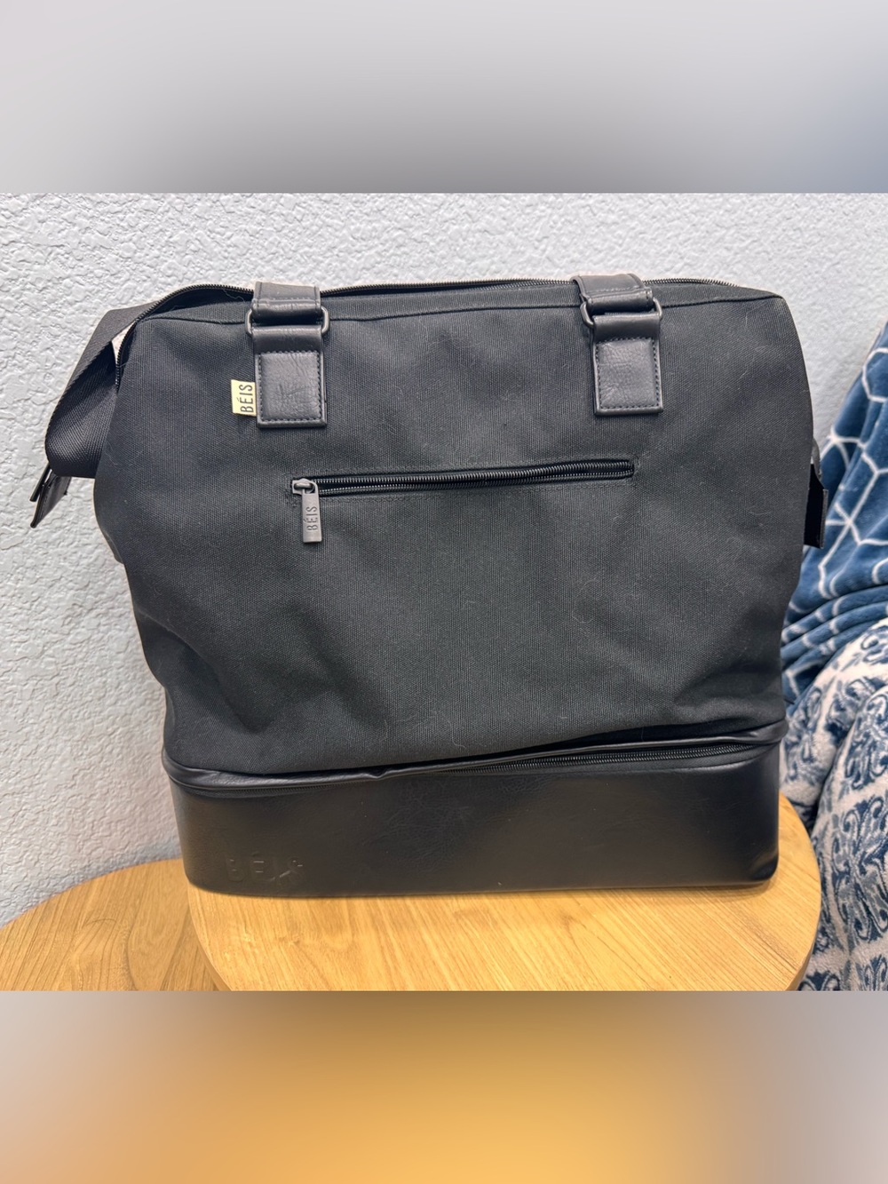 BEIS Black The Mini Weekender